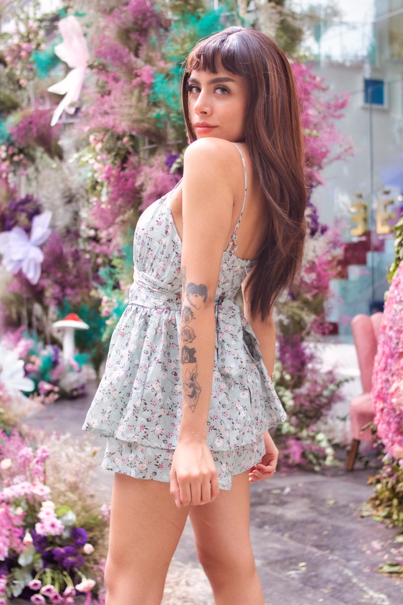Skylar con Flores — Skylar fotografía por Josué Palma Photography CDMX